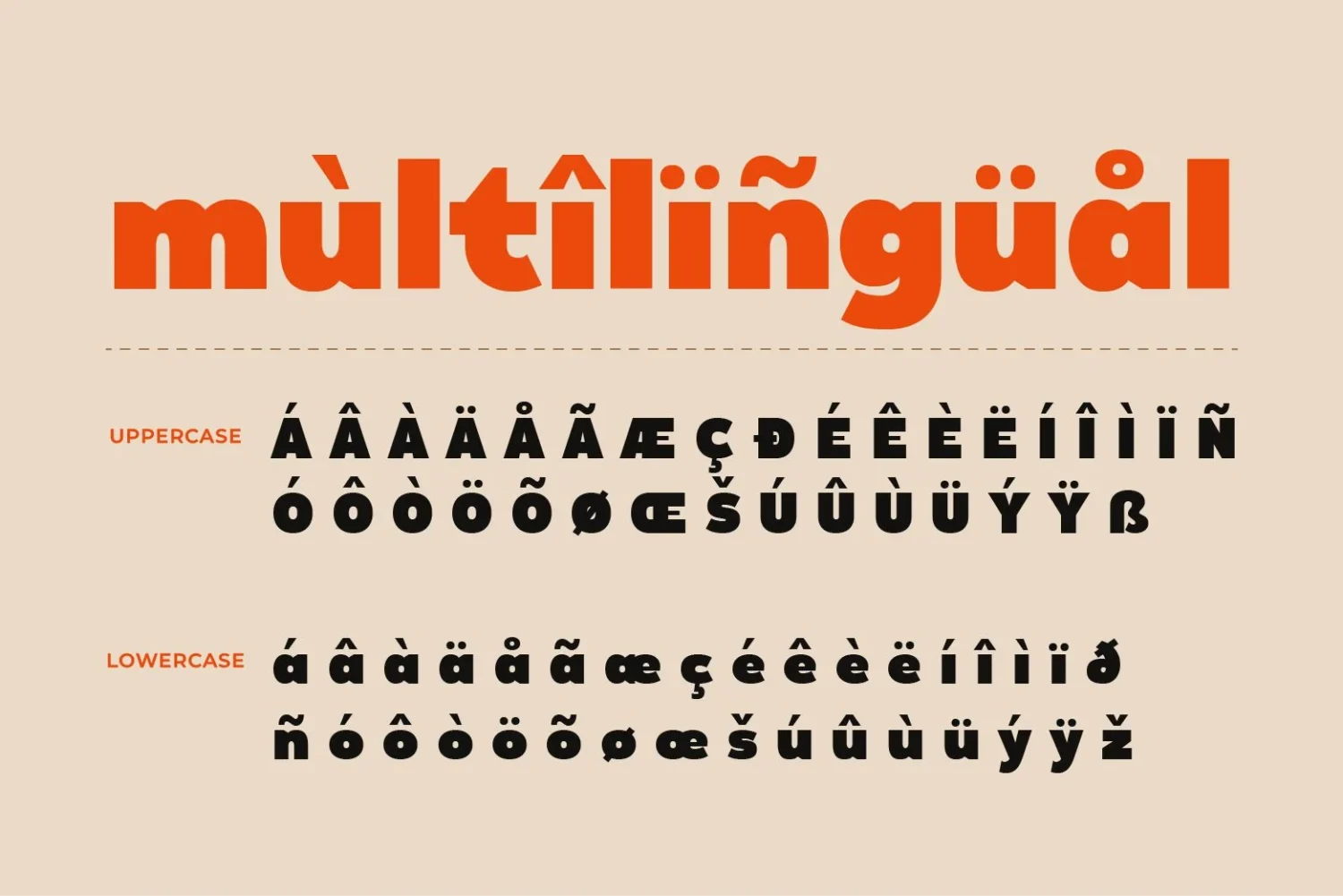bold display font