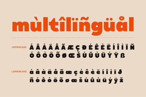 bold display font