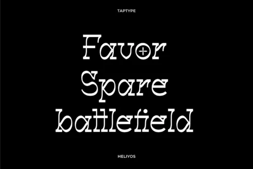 slab serif display font