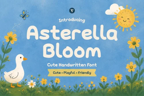 cute handwritten font