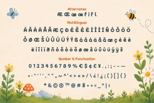 cute handwritten font