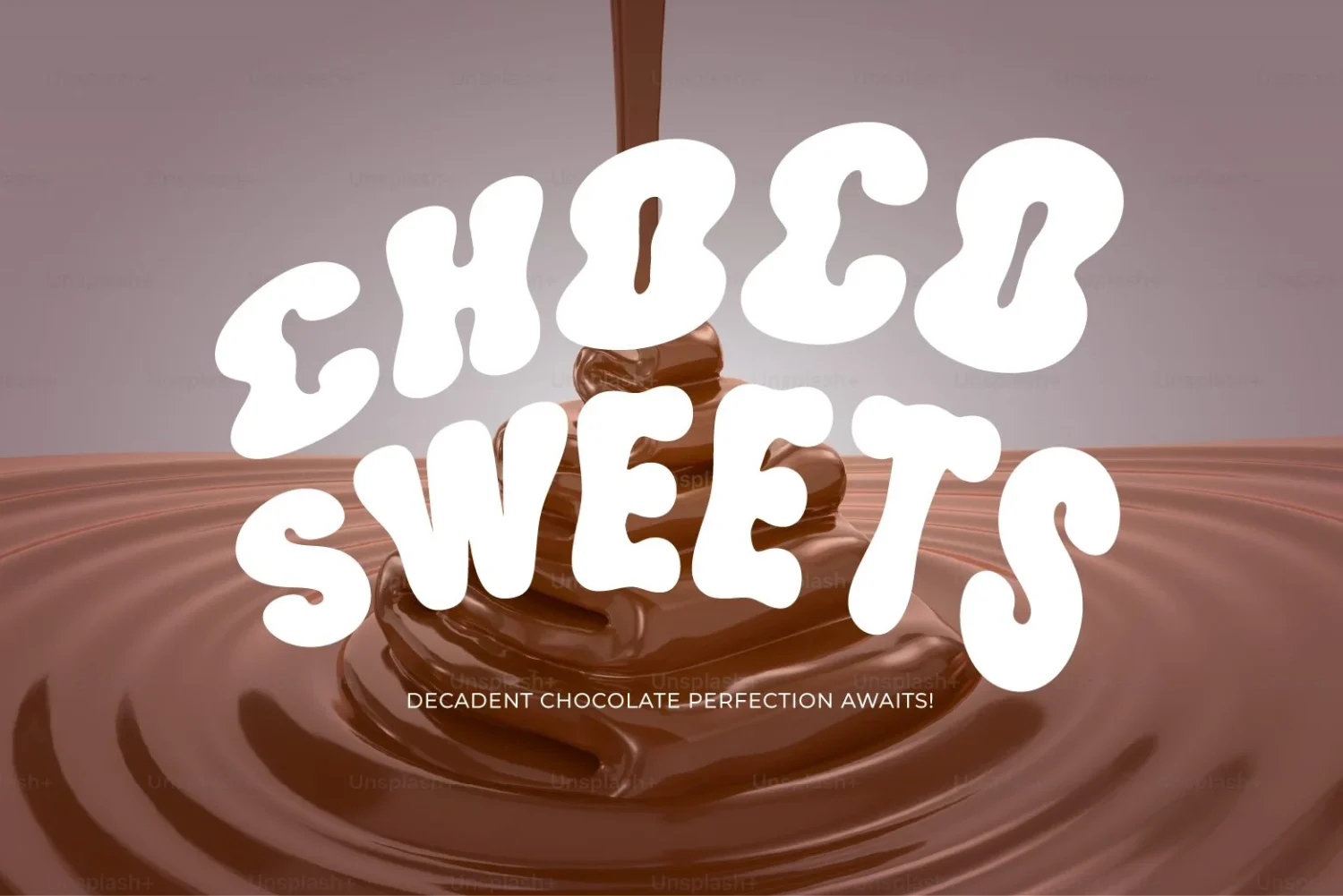 retro bubble display font
