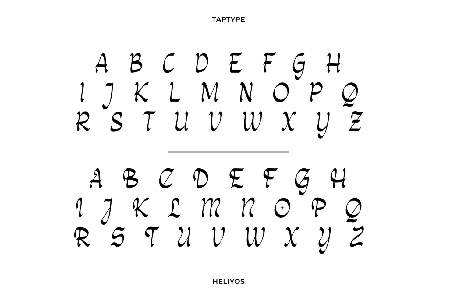 display serif font