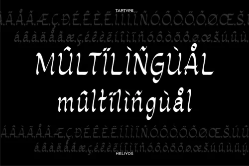 display serif font