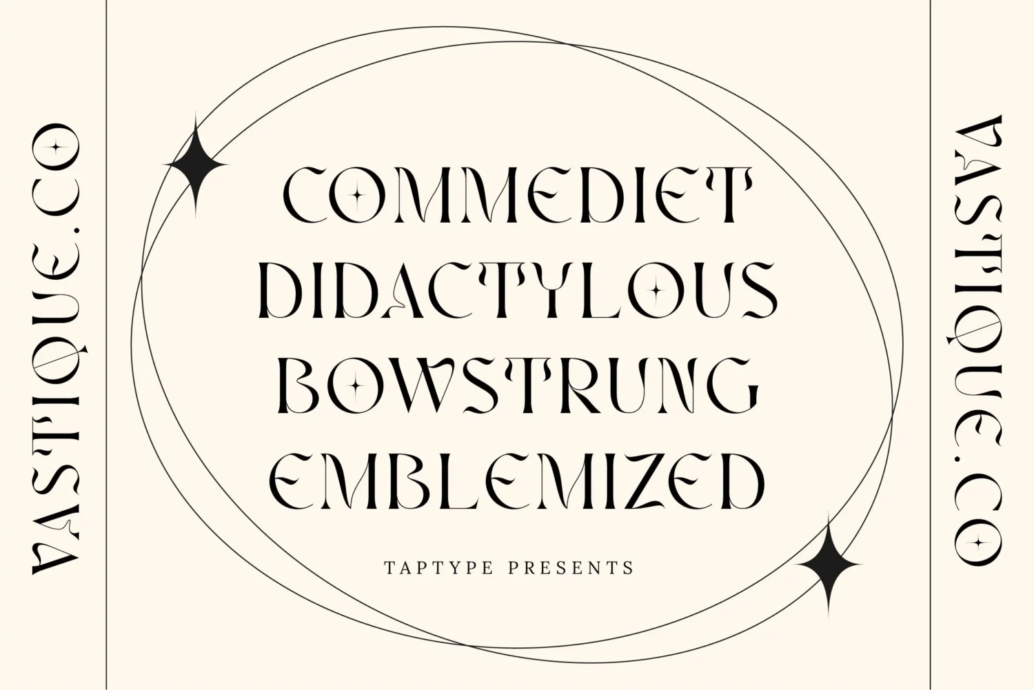 display serif font