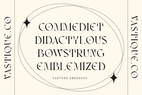 display serif font