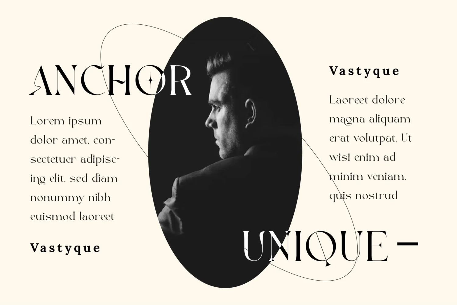 display serif font