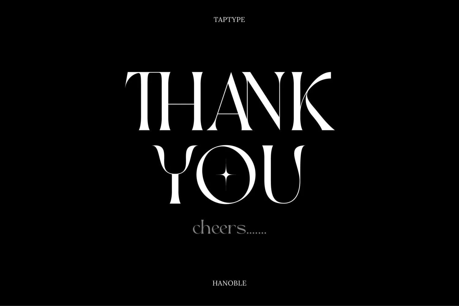 display serif font