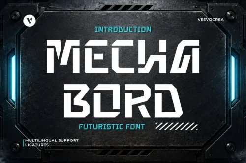 futuristic font