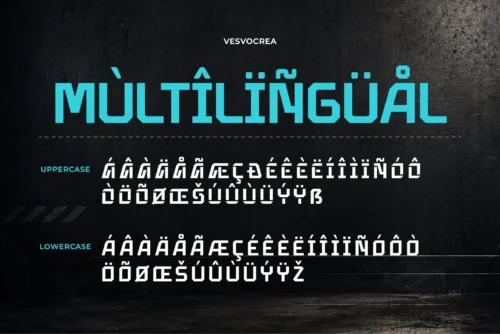 futuristic font