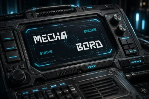 futuristic font
