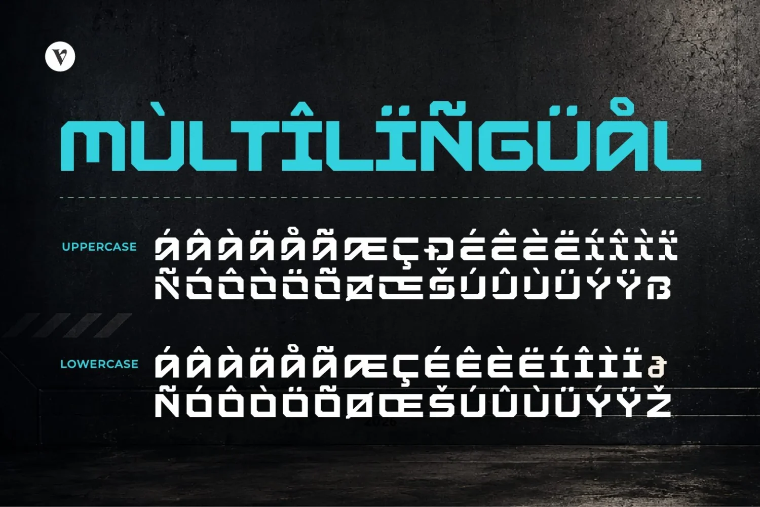 tech display font