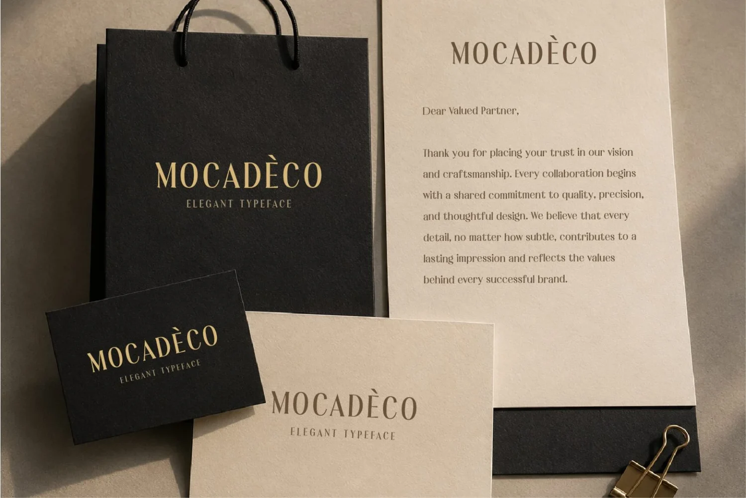 modern luxury font