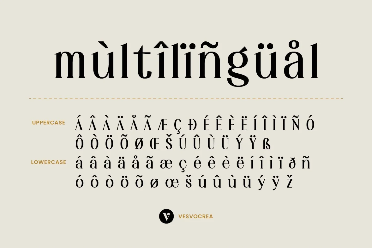 modern luxury font