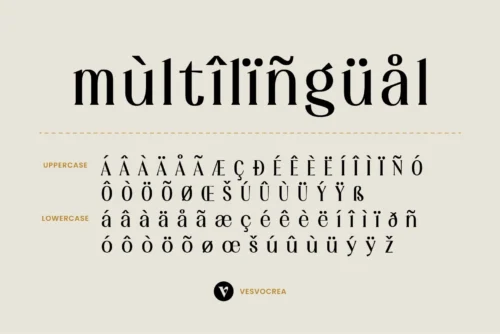 modern luxury font