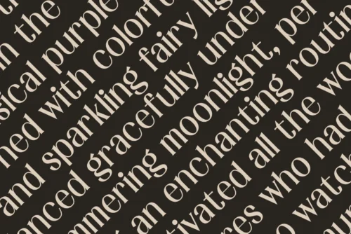 modern luxury font