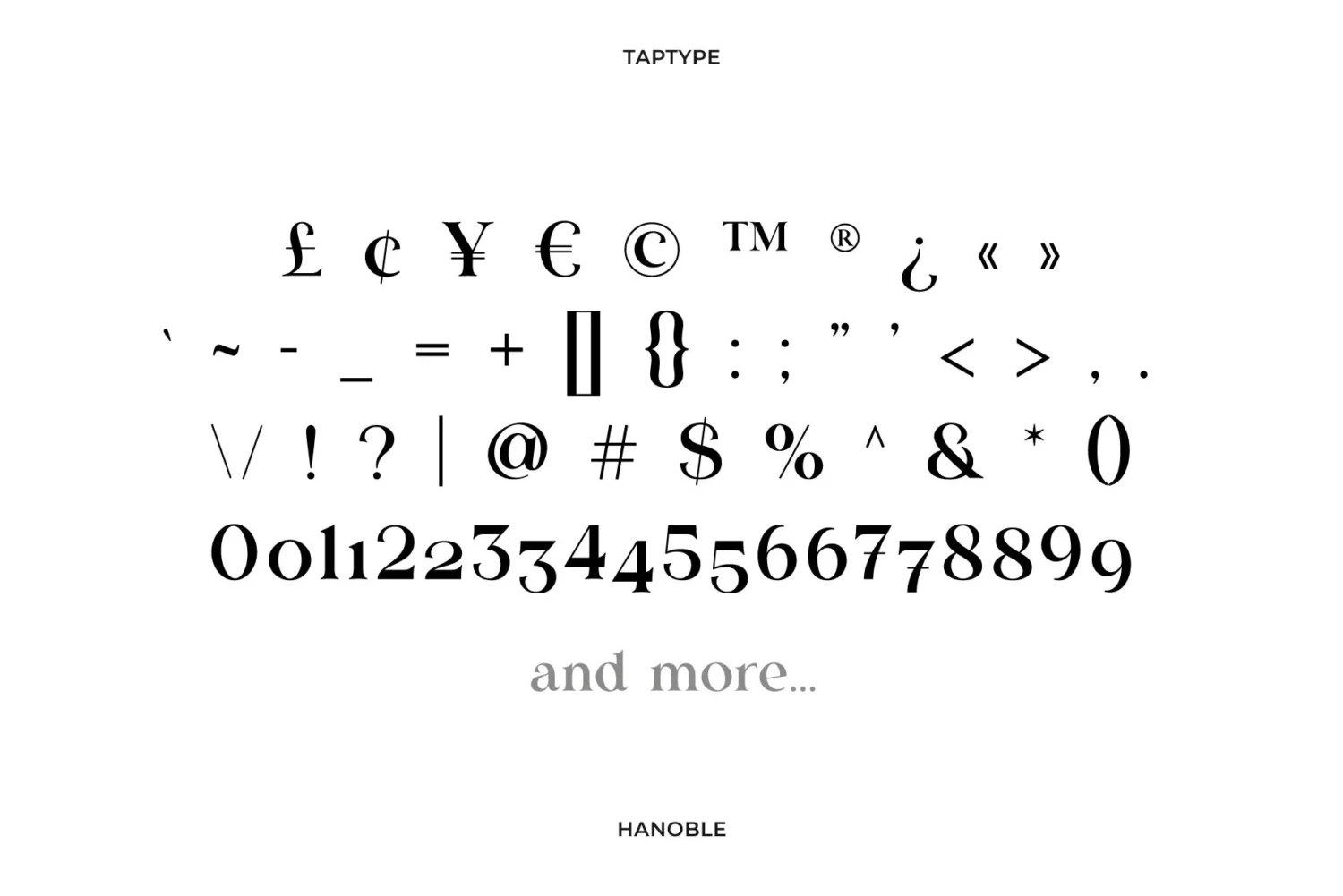 modern ligature serif