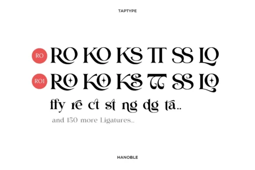 modern ligature serif