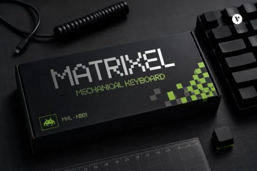 pixelated display font