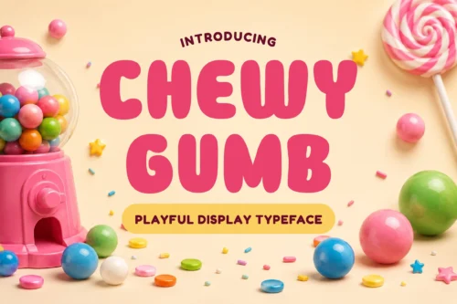 playful display font