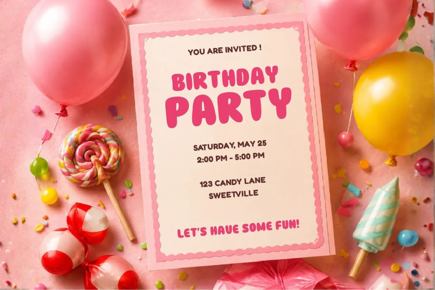 playful display font