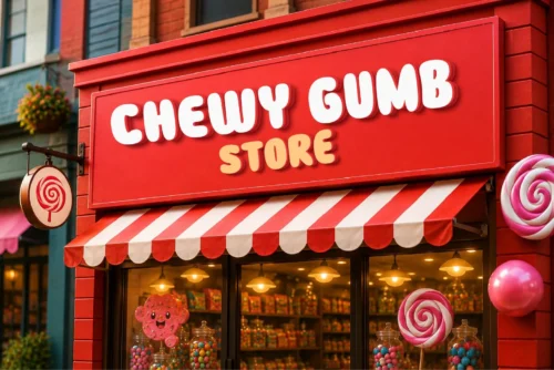 playful display font