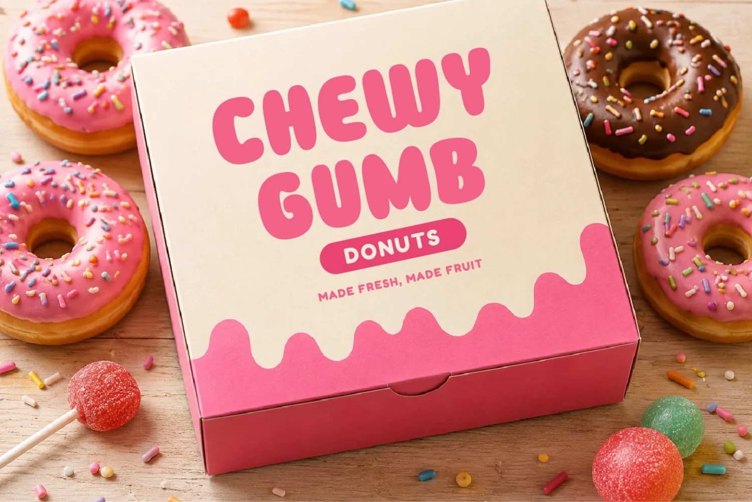playful display font